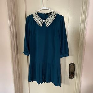 Modcloth sequin collar flapper dress